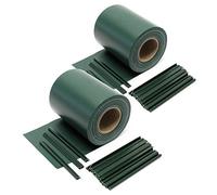 WilTec Cinta protección Vallas, Verde 70mx19cm, PVC 650g/m², con 40 Clips Lámina privacidad