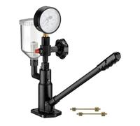 WilTec Comprobador de inyectores diésel 0-600 Bar con adaptadores, máquina para comprobación de boquillas de inyección, Ideal para mecánicos, Ingenieros y técnicos