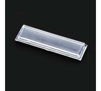 Wiltec Cubierta para placa de identificación de buzón con dimensiones de perforación 69,1 x 17,2 mm, repuesto