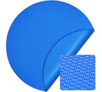 Wiltec Cubierta Solar de Piscina Ø 3,6 m Azul isotérmica Lona Solar térmica de Burbujas cobertor protección Piscina lámina PE Grosor de 400 µ Manta Solar Redonda