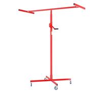 Wiltec Elevador de paneles de yeso ayuda montaje placas de pladur 50 kg altura ajustable 190-330cm