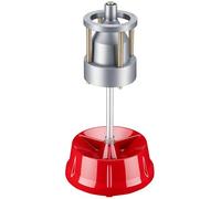 WilTec Equilibradora móvil de neumáticos 29 x 29 x 57,5 cm, equilibradora Resistente al óxido, equilibradora de Ruedas para Cubos de Rueda de 1 1/2" neumáticos de Coche y Moto