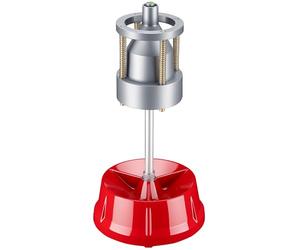 WilTec Equilibradora móvil de neumáticos 29 x 29 x 57,5 cm, equilibradora Resistente al óxido, equilibradora de Ruedas para Cubos de Rueda de 1 1/2" neumáticos de Coche y Moto