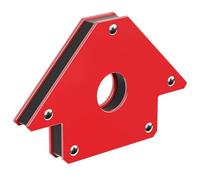 Wiltec Escuadra magnética para soldar 11 kg de sujeción 120 x 80 x 15 mm imán de soldadura en ángulos de 45°, 90° y 135° ligera y compacta