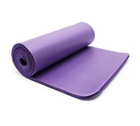 Wiltec Esterilla de yoga morada 180 x 60 x 1,5 cm colchoneta de gimnasia tapete de suelo antideslizante extra gruesa para deportes y ejercicio