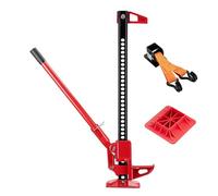Wiltec Gato agrícola - Set Todoterreno Farm Jack Compacto para ATV/remolques, Gato Elevador hasta 3000 kg con Placa de Apoyo y Adaptador para Levantar Ruedas