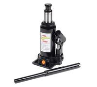 WilTec Gato hidráulico de Botella hasta 6 toneladas para Levantar Coches y Otros vehículos 197-382 mm