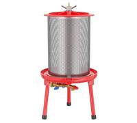 WilTec Hidroprensa para Fruta de 40 litros, 3 Bar, Acero Inoxidable, para el prensado de Frutas Mosto Zumo