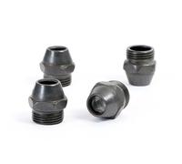 Wiltec Juego de 4 boquillas de repuesto para revocadora, diámetro 8 mm, compatibles con máquinas de enlucido y pistolas de proyectar, ideales para mortero y yeso, fácil instalación