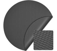 Wiltec Lona Solar para Piscina Redonda Ø 3,6 m Negra Cubierta térmica de Burbujas cobertor para protección de Piscinas