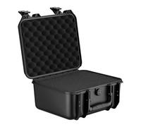 Wiltec Maletín de transporte multiusos 36,2 x 31 x 17,5 cm espuma interior personalizable IP67 PP reforzado ideal para herramientas cámaras y objetos delicados