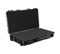 WilTec Maletín para Armas largas 101,8 x 50,3 x 19 cm con Espuma pre-Cortada Compacto y Ligero de PP para Transporte Seguro de Rifles y escopetas con asa ergonómica