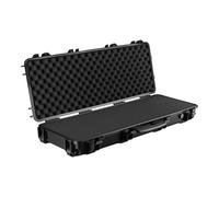 WilTec Maletín para Armas largas 109.8 x 41.5 x 15.5 cm con Espuma pre-Cortada Compacto y Ligero de PP para Transporte Seguro de Rifles y escopetas con asa ergonómica