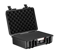 Wiltec Maletín universal 45 x 35 x 16 cm, maleta de transporte estanca con recorte de espuma