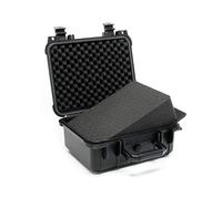 WilTec Maletín Universal M 35x29,5x15cm Maletín Camara Protección Equipos Almohadillas Ajustables Negro