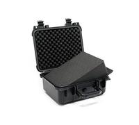 WilTec Maletín Universal S 27x24,6x12,4cm Maletín Camara Protección Equipos Almohadillas Ajustables Negro
