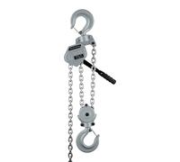 Wiltec Mini polipasto de palanca 6 t con cadena G100 y carcasa de aluminio cabrestante manual de 1,5 m de elevación sistema de freno y engranaje reductor para mayor seguridad y facilidad de uso