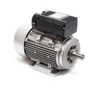 Wiltec Motor eléctrico 230 V 1,5 kW (2 CV), monofásico 2 polos, motor con condensador de arranque 2850 rpm bobinado de aluminio