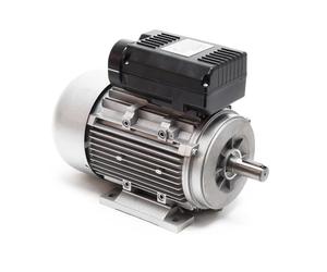 Wiltec Motor eléctrico 230 V 1,5 kW (2 CV), monofásico 2 polos, motor con condensador de arranque 2850 rpm bobinado de aluminio