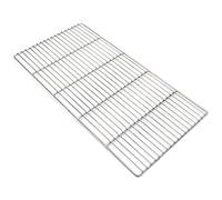 Wiltec Parrilla barbacoa 58x30 cm rectangular plancha asadero acero Inoxidable universal