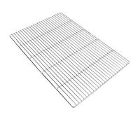 Wiltec Parrilla barbacoa 60x40 cm rectangular plancha asadero acero Inoxidable universal
