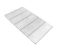 Wiltec Parrilla barbacoa 67x40 cm rectangular plancha asadero acero Inoxidable universal