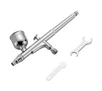 Wiltec Pistola aerográfica HS-30-1, alta precisión, boquilla de 0,3 mm, copas de 7 cc, presión de trabajo 15-50 psi, ideal para modelismo, tatuajes temporales y uñas aerografo