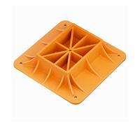 Wiltec Placa de Apoyo para Gato Elevador Todo Terreno tamaño Interior de la Placa 200 x 125 x 62 mm tamaño Exterior de la Placa 290 x 290 mm de PP Base de Soporte para Gato de trinquete