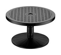 Wiltec Placa giratoria para aerógrafo 19 x 19 x 12,7 cm, plataforma girable para diseño con pintura de aire altura regulable soporte para modelismo ideal como accesorio para aerografía y pintura