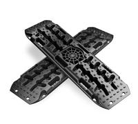 WilTec Placas de Arena par 1063 x 298 x 66 mm hasta 10 t, Juego de 2 Tablas de recuperación Antideslizantes para autocaravanas, Ayuda de tracción en Arena Barro Nieve y emergencias Offroad