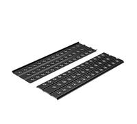 WilTec Planchas de Arena 1Par 150x45cm Planchas desatasco Rampas Rescate Aluminio Accesorios vehículos 4x4