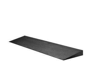 Wiltec Rampa de Goma 900 x 200 x 40 mm Recortable a Medida con Capacidad de Carga de 50 toneladas y Superficie Antideslizante, Ideal para bordillos y umbrales
