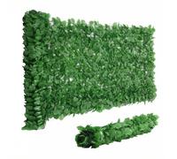 WilTec Red de protección de la Visibilidad Aspecto de Hojas 300 cm x 100 cm Cubierta de Pared protección de privacidad