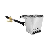 Wiltec Revocadora 6-10 bar máquina de enlucido con un embudo de 3,7 l, lanzador de yeso y mortero de 72 cm, materiales resistentes, ideal para paredes