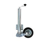 WilTec Rueda Jockey de Apoyo Delantera Ø200x60,5mm 453kg 275mm Soporte Plegable Remolque Coche de Pasajeros