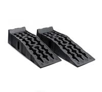 Wiltec Set 2 rampas de Carga para Coches soportan hasta 5 t, robustas para Coches de PP, calzos de Carga para Ruedas 90,5 x 30 x 21,5 cm con Base Antideslizante, Ideal para Trabajos de Mantenimiento