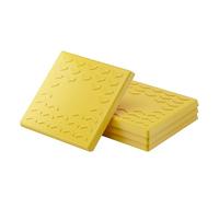 WilTec Set de 4X Placas de Apoyo hasta 1000 kg, Juego de Placas estabilizadores en Polietileno de Alta Densidad, Placas de Soporte para autocaravanas, Gatos de Coches, Ruedas Jockey