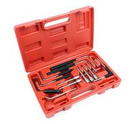 WilTec Set de Herramientas para Montaje y desmontaje de Unidades de airbag en automóviles, con bits