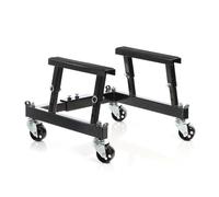 Wiltec Soporte de Motocicleta con Ruedas para Gato Elevador 680 kg Montaje ATV elevación