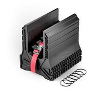 Wiltec Soporte para mangueras de aguas residuales hasta 4,5 m, base manguera aguas negras hasta Ø 94 mm, portamangueras aguas residuales base tubo de desagüe para camping, caravanas y autocaravanas