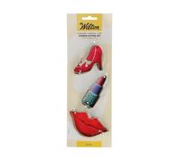 Wilton 02-0-0655 Cortador de galletas, acero inoxidable, lápiz labial de tacón alto