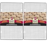 Wilton 03-3136 Estante de enfriamiento, Receta Derecha, Antiadherente, 40,6 cm x 25,4 cm, Acero (Paquete de 2)