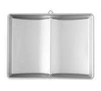 Wilton 2105-2521 Molde para Hornear, diseño Libro Abierto, Aluminio, Plateado, 2 Unidades