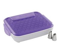 Wilton 405-8784 Organizador de boquillas, Morado y Blanco, Standard Tips Only