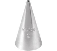 Wilton 418-2 - Boquilla para decoración nº 2, diseño de Redonda cardada, en Blister