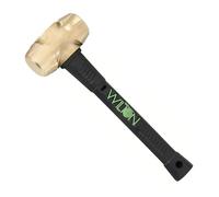 Wilton 90416 Cabeza de 4 libras, martillo de latón 16 B.A.S.H con placa de seguridad para asegurar el cabezal al mango
