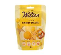 Wilton Candy Melts Amarillo Caramelos para Derretir con Sabor Dulce y Cremoso para Moldear, Sumergir y Decorar, Optimas para Cake Pops, Dulces, Tartas y Postres Revestidos, 125 g
