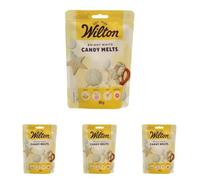 Wilton Candy Melts Blanco Brillante Caramelos para Derretir con Sabor Dulce y Cremoso para Moldear, Sumergir y Decorar, Optimas para Cake Pops, Dulces, Tartas y Postres Revestidos, 125 g