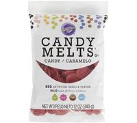 Wilton Candy Melts Flavored 12oz-Red, Vanilla