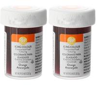Wilton Colorante Alimenticio para Glaseado en Pasta, 28.3g, Color Naranja, 04-0-0032 (Paquete de 2)